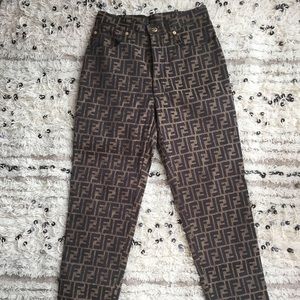 Vintage Fendi Logo Pants